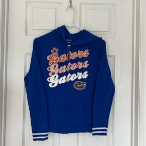 5th & Ocean girls royal blue & orange hoodie